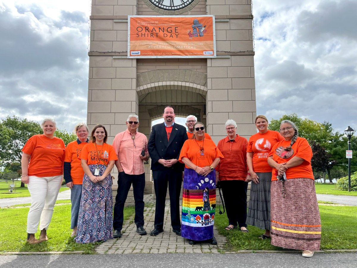 The City of Cornwall, in partnership with the Mohawk Council of Akwesasne (MCA) and the Catholic District School Board of Eastern Ontario (CDSBEO), is proudly recognizing Orange Shirt Day on September 30, throughout the City. 

Read more: bit.ly/3BClLh7