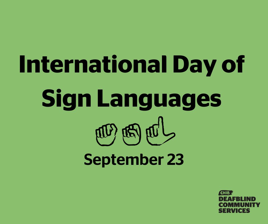Today is #InternationalDayofSignLanguages 🤟 

Today, we celebrate our collective efforts - deaf and Deafblind communities, governments, and civil society representatives - to recognize and promote the different national sign languages around the world.