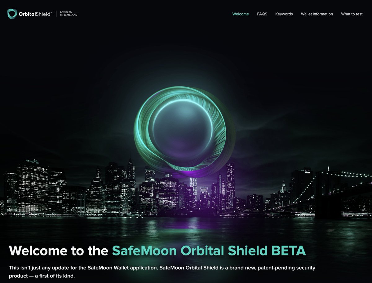 Setting a BETA up properly takes time &amp; care. 💕

For instance, with #SAFEMOONORBITALSHIELD we built out a full BETA portal that links in with our dashboards &amp; testing systems. 🖥️

Considering the content along with the function is critical to a successful test. 🎉

#SAFEMOON