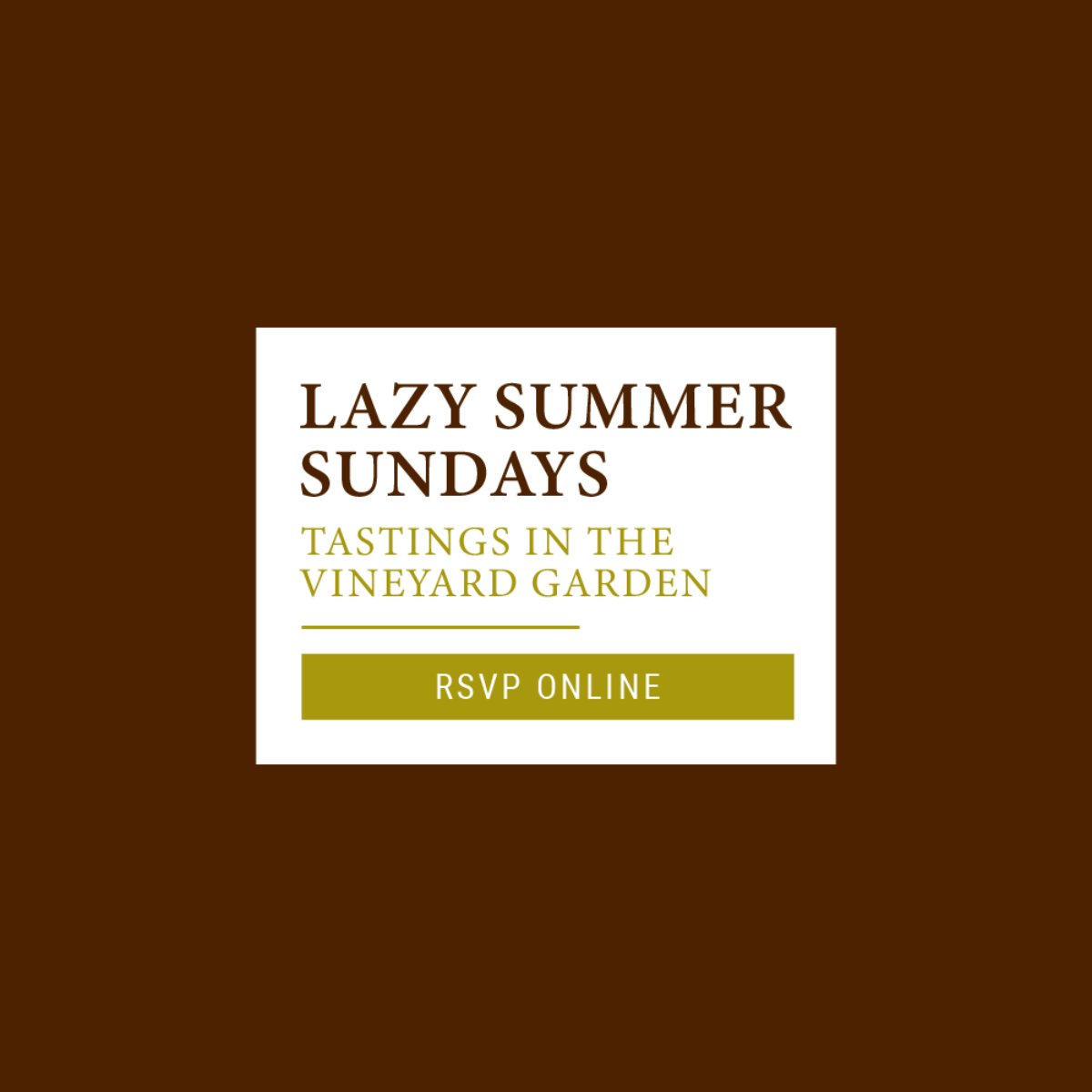 As summer comes to an end, don't miss out on our final Lazy Summer Sundays! Enjoy a tasting in our vineyard garden with delicious small bites. To reserve your spot, head to exploretock.com/winderlea/.