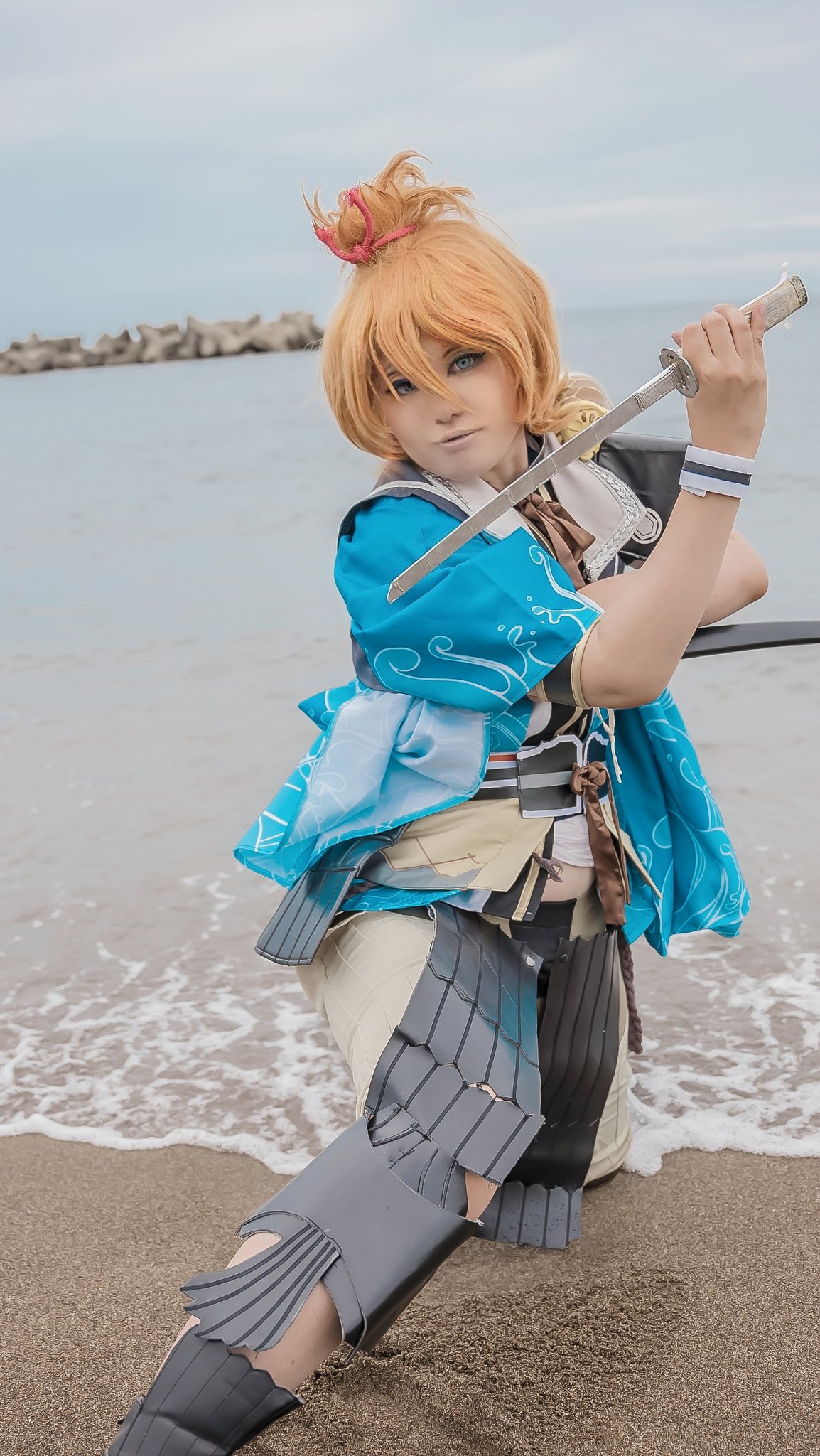 浦島虎徹 コスプレ 内番＋戦闘 いたずらっぽい