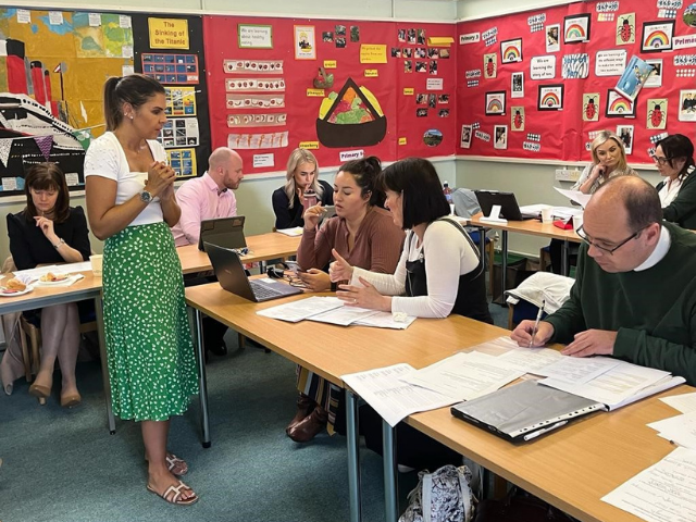 Today our Shared Education Team supported the pupil-to-mentor matching session for the <a href="/SistersIN_HQ/">SistersIN</a> Girls Leadership Programme. 

🤝 Ten post-primary schools across NI are working in collaboration to help develop the next female leaders. #SistersIN