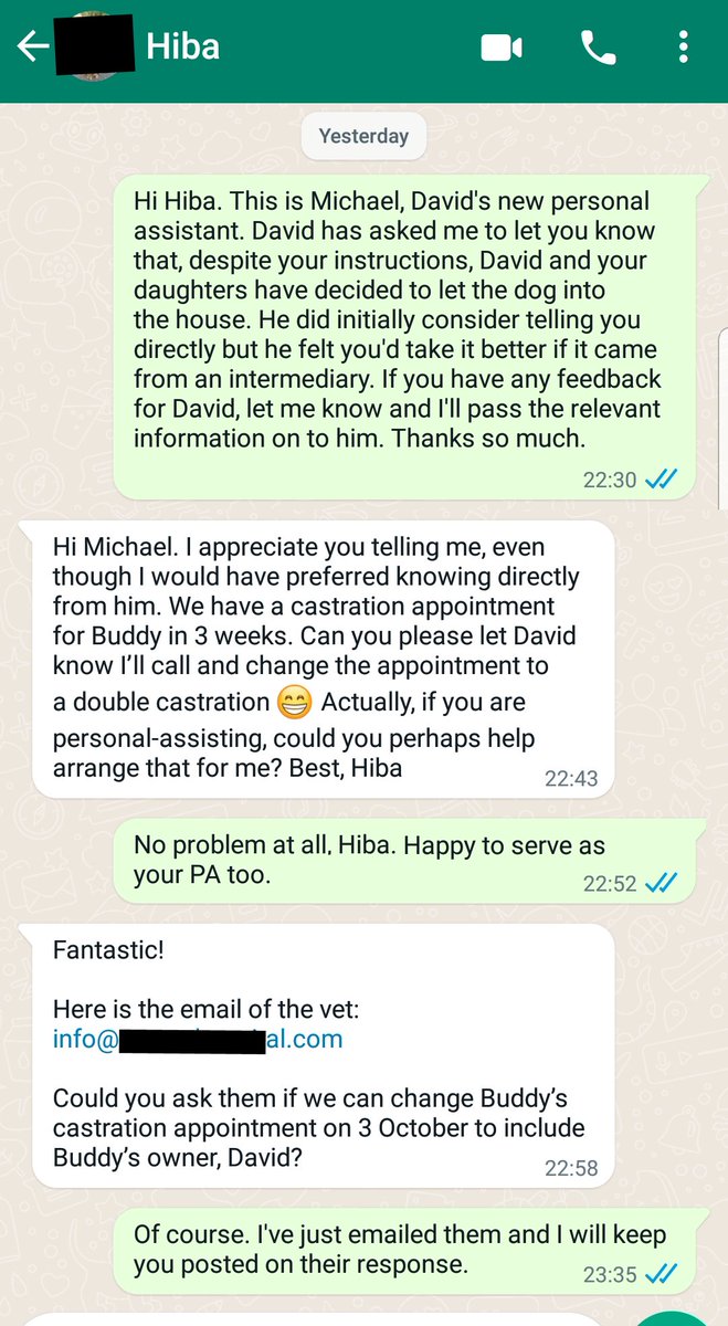 Michael1979's tweet photo. Day 10 of being Everyone's Personal Assistant. Sometimes in this line of work, you find yourself in the middle of domestic disputes and you just have to remain professional https://t.co/qUFm78jW9t