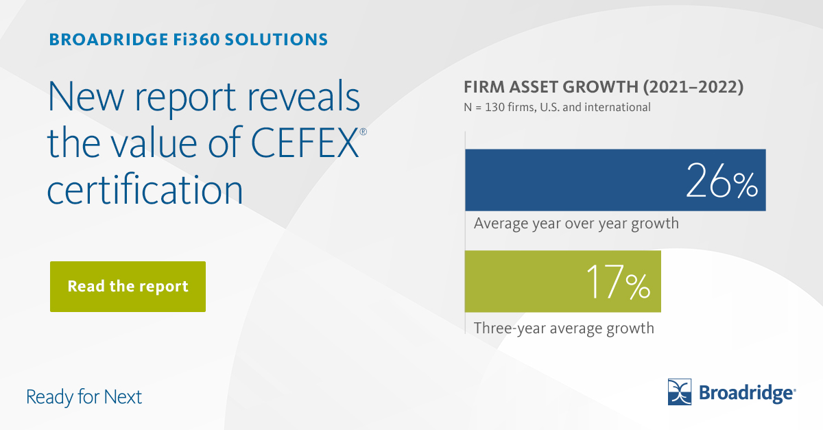 From investment approaches & products to monitoring & metrics. See the data behind CEFEX®-certified firms that formalized adherence to the latest fiduciary best practices gaining them a reputation for professionalism, integrity, and superior performance. bit.ly/CEFEX-Certifie…