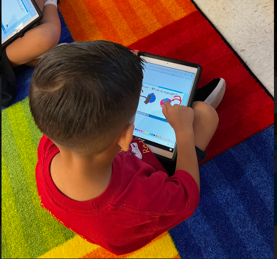 EdTech4Tots's tweet image. Today, K Ss used @PearDeck to demonstrate vocabulary knowledge of #ForcesinMotion after experimenting with pushes & pulls. I wish Vocabulary Factory had an anonymous mode & an ECEd-friendly version. For now, this was still a fun adaptation!