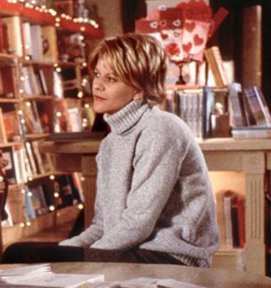aaronstotlee's tweet photo. Oh it’s fall? Oh it’s spooky season? No idiot it’s Meg Ryan season https://t.co/nWkG5e034V