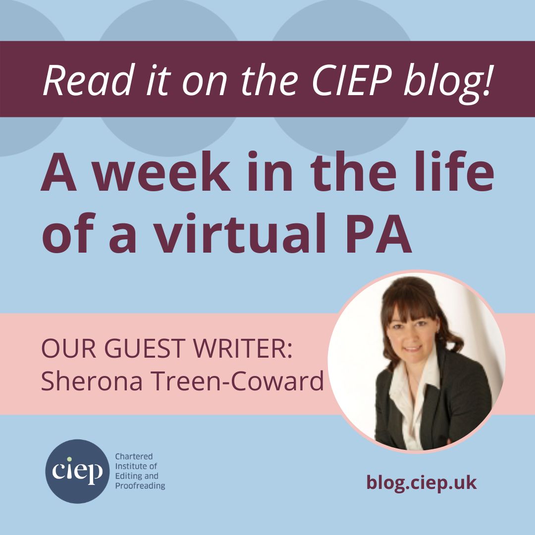The_CIEP's tweet photo. ON THE CIEP BLOG: Sherona Treen-Coward is a virtual PA who supports a wide range of businesses and organisations. Find out more about about what her job involves. 👉👉 https://t.co/AtlSPNgFUF https://t.co/LVsRlCP4fA