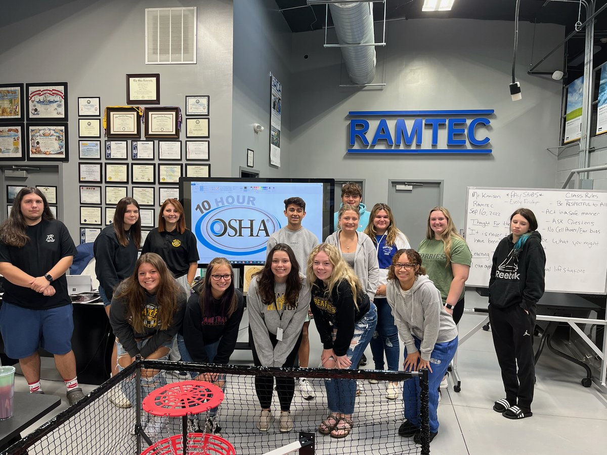 PickawayRossCTC's tweet photo. It's not freaky Friday, just a teacher swap for certifications!🔄

Mr. Kinnison's RAMTEC students spent the week with Ms. McVicker earning their CPR and first aid certifications while her Allied Health students certified in OSHA 10 with Mr. Kinnison.

#PRCTCProud #CareerTechWorks https://t.co/WK0y0abB00