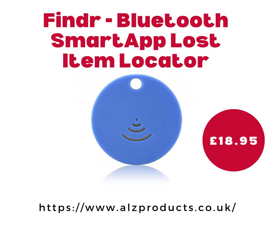 alz_products's tweet image. The Friends &amp;amp; Family Findr is a small Bluetooth Lost #ItemLocator with an easy to use app for your smartphone. The Findr has an optional separation alarm mode which can alert you if your Findr goes out of range of your phone.

Shop here: bit.ly/3qTOpFs

#AlzProducts