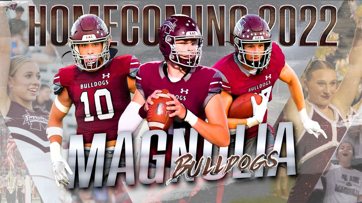 IT'S GAME DAY for the Magnolia Bulldogs! Magnolia will host Angleton tonight for Homecoming 2022. Buy your tickets early, BE LOUD, and come support the Bulldogs! Tickets are available here: events.ticketspicket.com/agency/a5ac982… @MagnoliaHighTX @DogFootball @zachcleveland33 @MontanaWells12