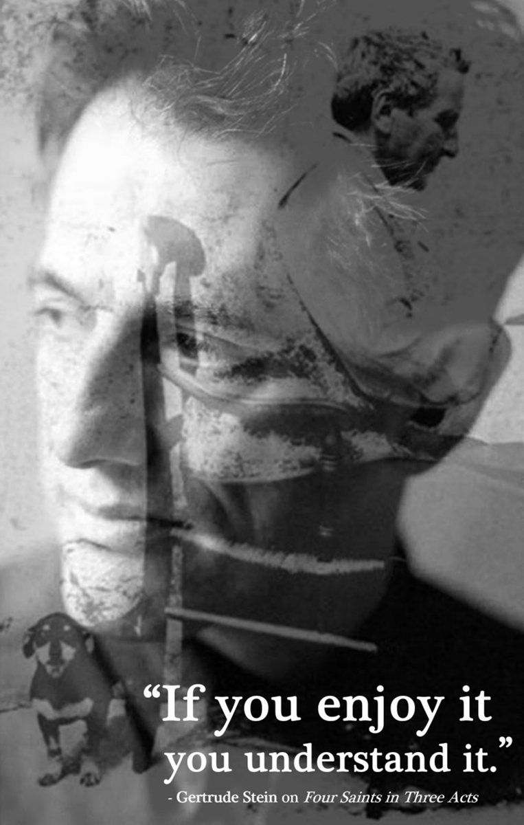 From <a href="/Lortel_Theatre/">Lucille Lortel Theatre</a> presented by <a href="/targetmargin/">TargetMargin Theater</a>:

Gertrude Stein’s Libretto of Virgil Thomson’s Opera
FOUR SAINTS IN THREE ACTS
Starring David Greenspan
Directed by Ken Rus Schmoll

Runs September 15 - October 9. More Info/tickets: ow.ly/WAKl50KNoya