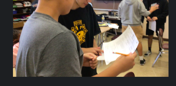 NancyRoncke's tweet photo. Student voice and writing at the center of setting our learning purpose #English10 #artofteaching #studentwork #collaboration #giveonegetone @waukeshaschools @WaukeshaSouth https://t.co/MdI4xN2aBN