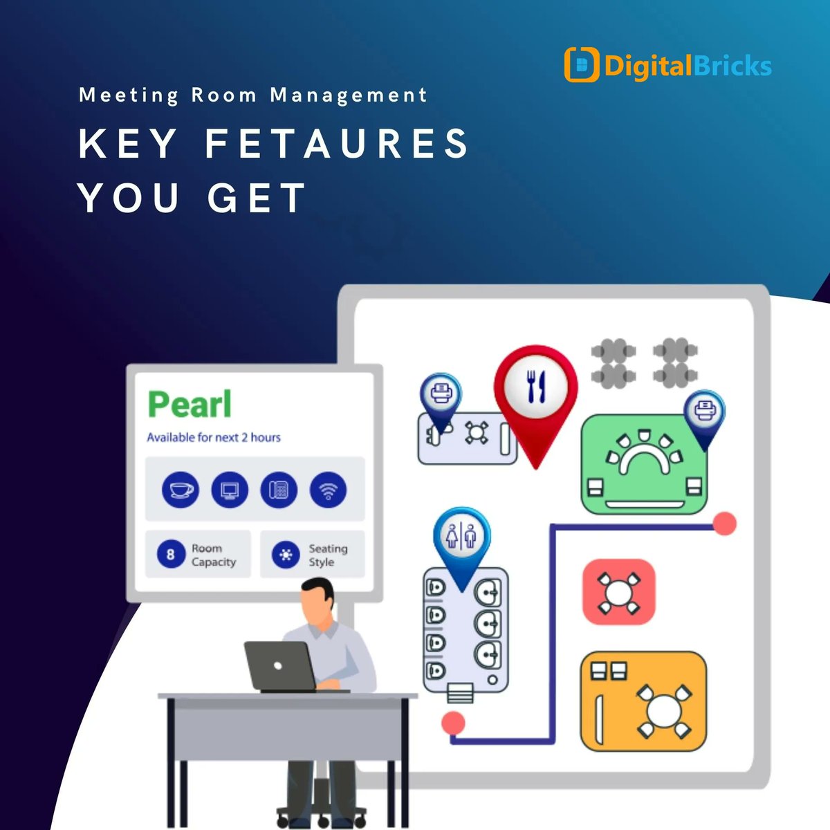 DigitalBricks2's tweet image. Meeting Room Management | DigitalBricks
Now find and book spaces, manage check-in, or cancel meetings wherever you are and from any device. The solution finds ideal rooms based on features, location and invitees.
buff.ly/3eC53Xs