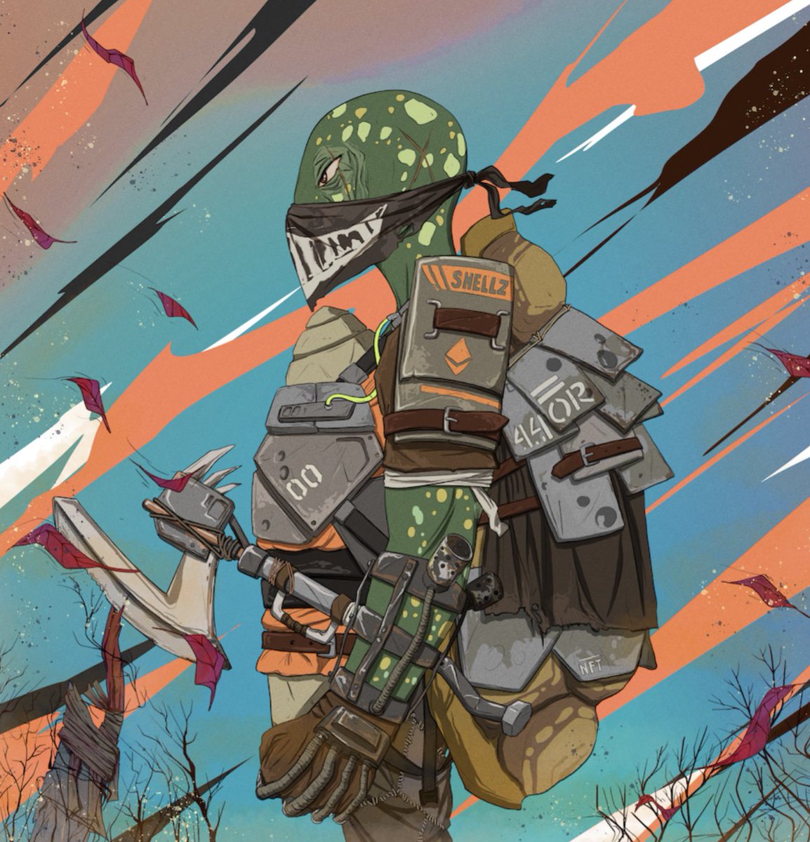 SMRVRODMANN's tweet photo. Last night's pick ups @ShellzOrb. I needed a scavenger so I got two.
Love the horns and mouth bandana traits on these two Scavs
Don't forget to like my pinned tweet for those who havnt!!
Get me 100!!!
#shellzup
#orbpower https://t.co/bqBtgGH3P2