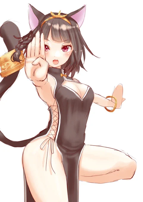 チャイナ獅子女。#式姫お絵かき60分一本勝負 