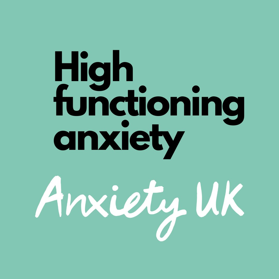 High functioning #anxiety - read our blog on this topic here: anxietyuk.org.uk/blog/high-func…