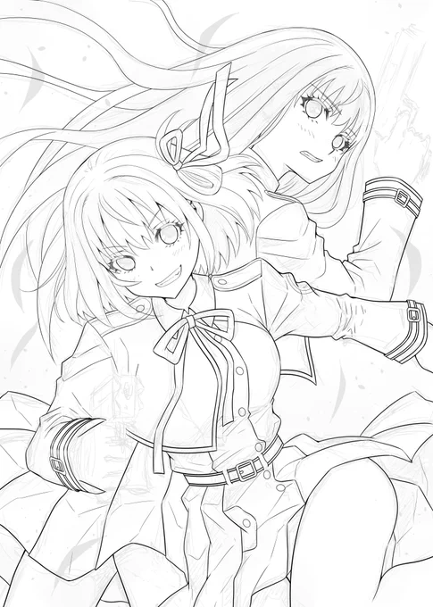 進捗、銃をこれから描く!
#リコリコ #リコリス・リコイル #錦木千束 #井ノ上たきな #ちさたき 