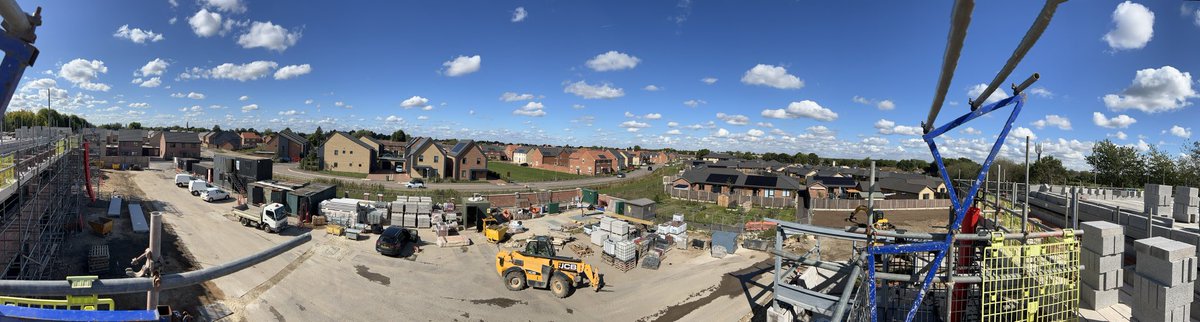 nigelnpw's tweet photo. The view of our (nearly) complete Collingham Brook development taken from the roof of our new offices and Community Hub building https://t.co/eNLDvtVao2