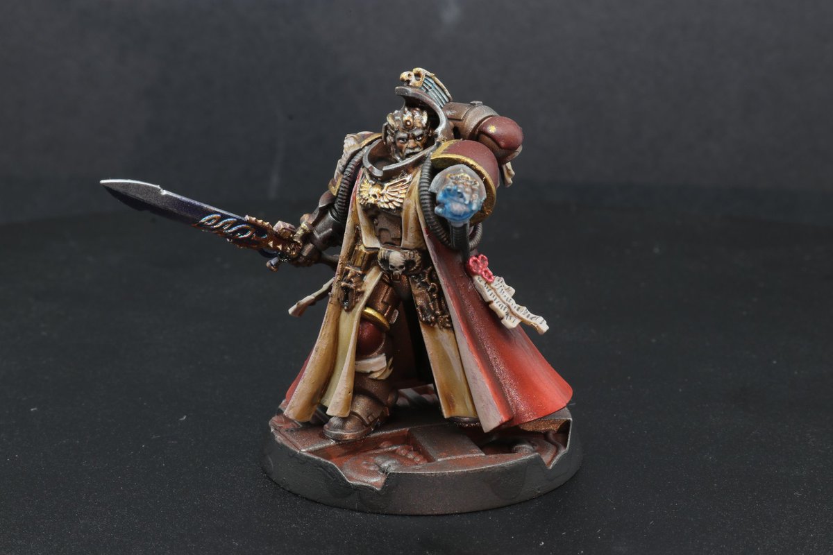 DjombaGorath's tweet photo. @TheBlackKristy1 There are some dark-skinned Space Marines in my homebrewed Chapter, the #OmegaRust. https://t.co/Gmm7PK8j6R