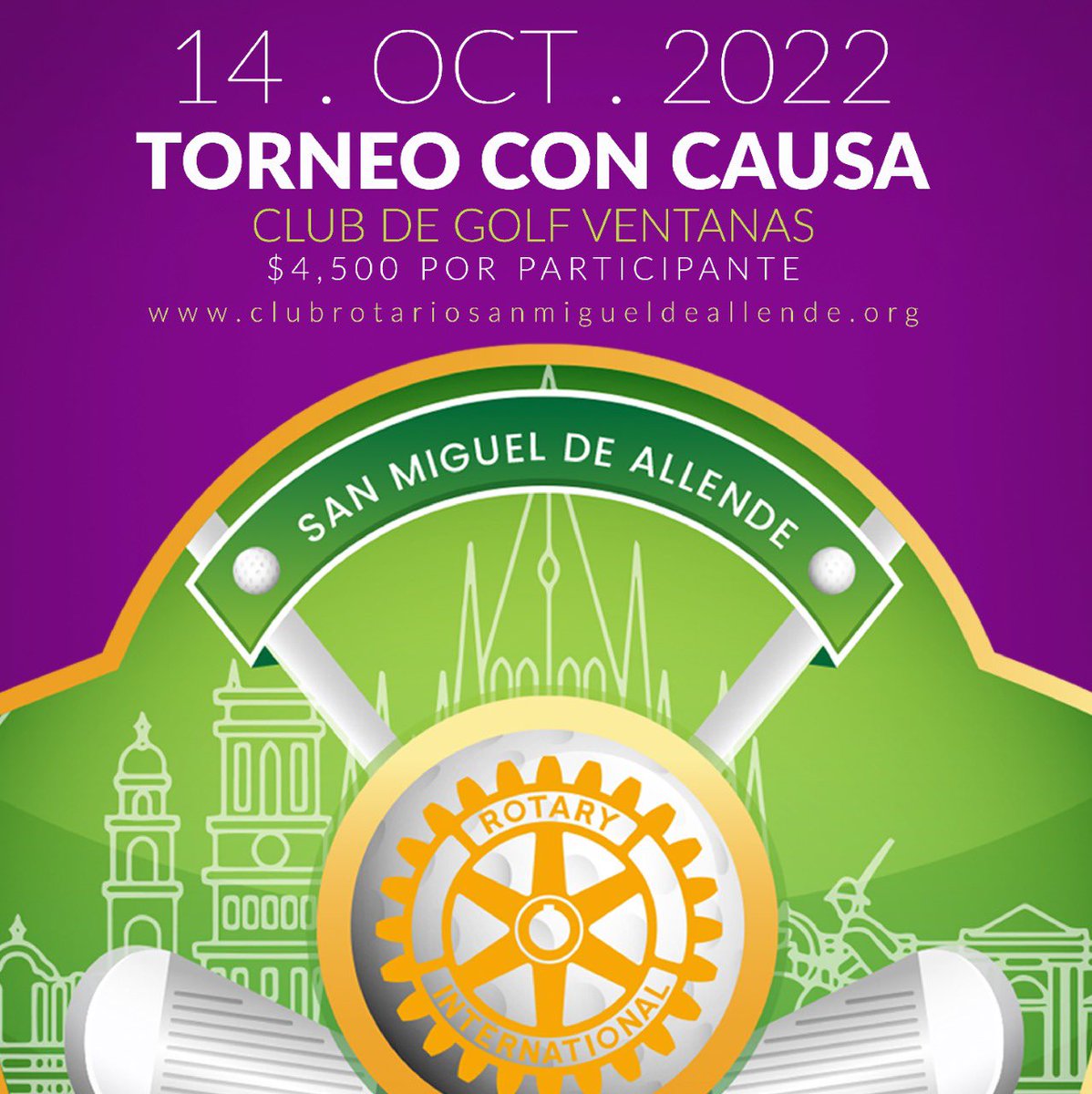 Torneo de Golf Rotario en San Miguel de Allende 2022. Club de Golf Ventanas. No te pierdas esta oportunidad #Golf #RotaryGolf #Rotary #RotarySma #SanMigueldeAllende
