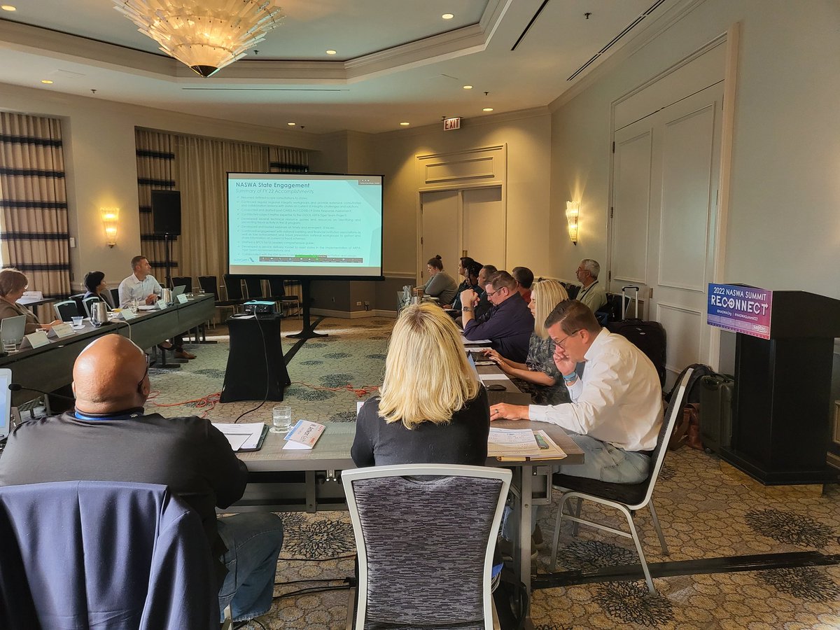 NASWAORG's tweet photo. The UI Integrity Center Steering Committee is wrapping up another great summit! #NASWASummit22 https://t.co/wz0VhS6A9b