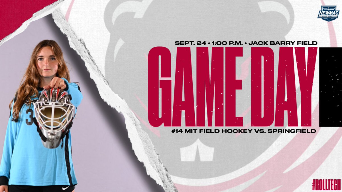 MITAthletics's tweet photo. GAME DAY! Come down to Jack Barry Field today at 1pm to cheer on nationally-ranked No. 14 field hockey when they play @NEWMACsports rival @SC_Pride! #RollTech
Digital Program/Live Stats/Video: https://t.co/OirVHhOiyz https://t.co/8FrgsPMcyx