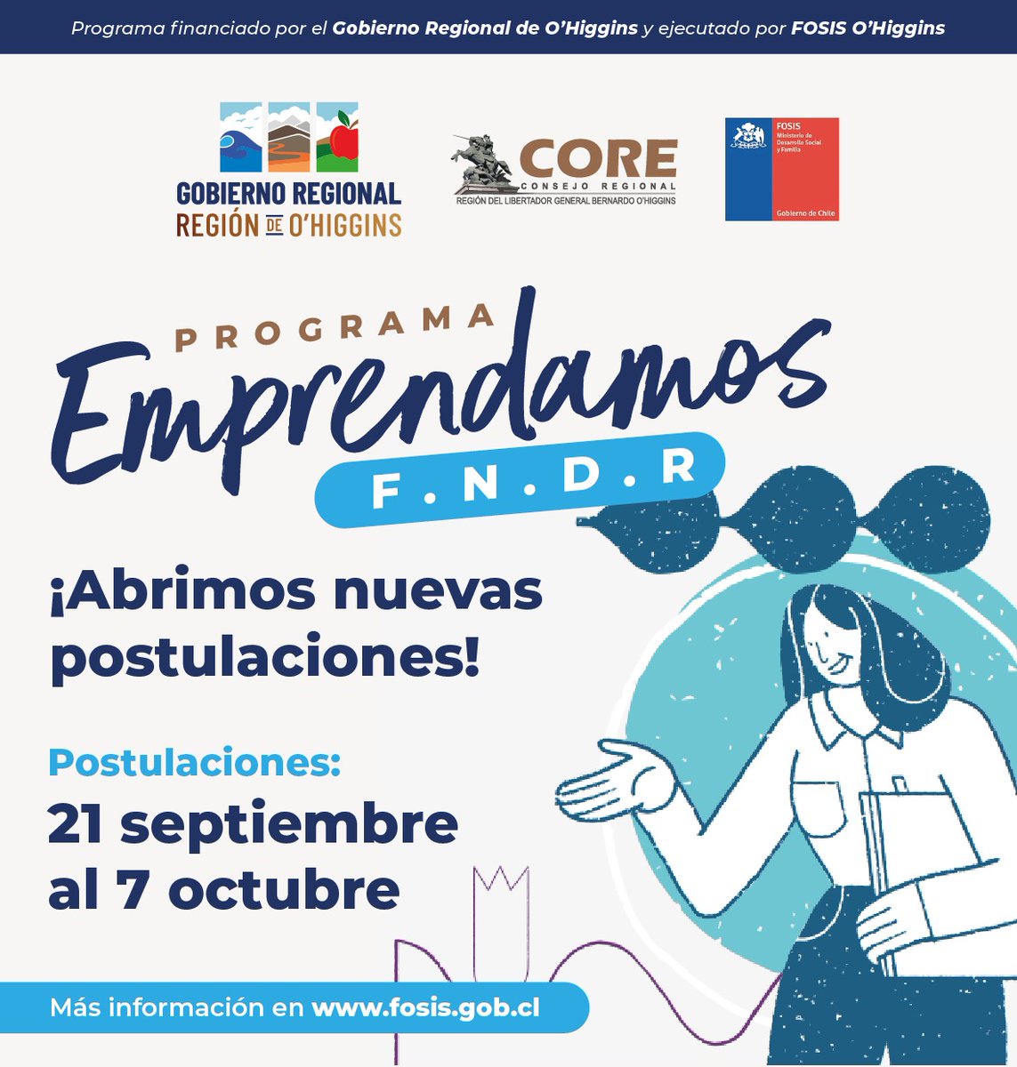 [Entrevista] En minutos, nuestro Director Regional <a href="/davidmellabanda/">Andrew</a> conversará con radio @REntrevalles sobre el proceso de postulaciones al programa #Emprendamos FNDR. 📻Sintoniza la 96.5 en #Colchagua y conoced detalles de las postulaciones.