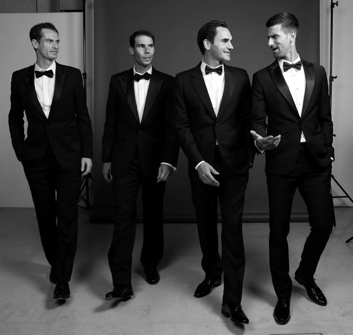 Andy Murray, Rafa Nadal, Roger Federer & Novak Djokovic