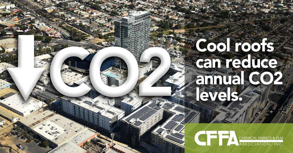 ReflectiveRoofs's tweet photo. #FunFactFriday: Lawrence Berkeley National Laboratory estimates that if 80% of American air-conditioned spaces installed #CoolRoofs, there could be an annual #CO2 reduction of 6.23 megatons. That’s equivalent to offsetting the CO2 emitted by 1.2 million cars! https://t.co/ccBAmCFuxh