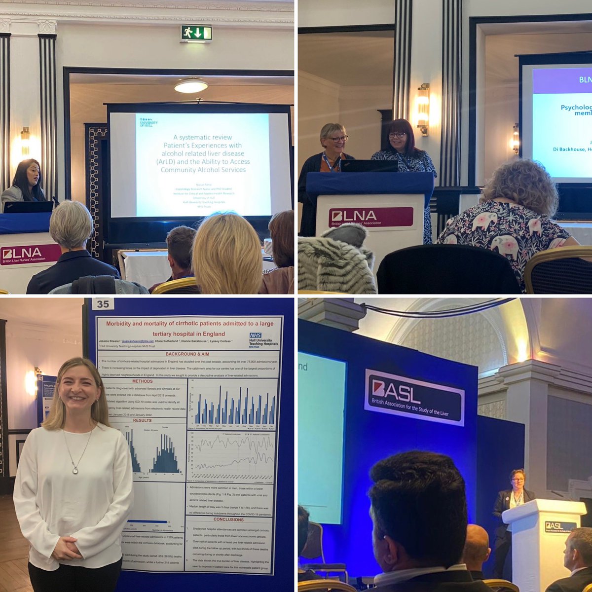 Terrific #BASL2022 with some great contributions from the <a href="/HullHospitals/">Hull University Teaching Hospitals NHS Trust</a> team (<a href="/JessicaEShearer/">Jessica Shearer</a> <a href="/TaniaNurun/">Tania</a> and <a href="/DiBackhouse/">Di Backhouse</a>), most notably a powerful talk from the relative of a patient about supporting a loved one with liver disease - thank you so much Jane. <a href="/basl_events/">BASL</a>