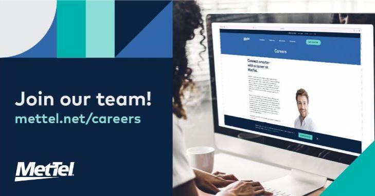 OneMetTel's tweet photo. MetTel is looking to expand our team! If you want to work with a 2x reigning Gartner Magic Quadrant Leader and digital transformation innovator at the juncture of IT and communications, check out our available positions here: https://t.co/LHtpiIzWwq #hiring #marketingjobalert https://t.co/AKqq8MPE7H