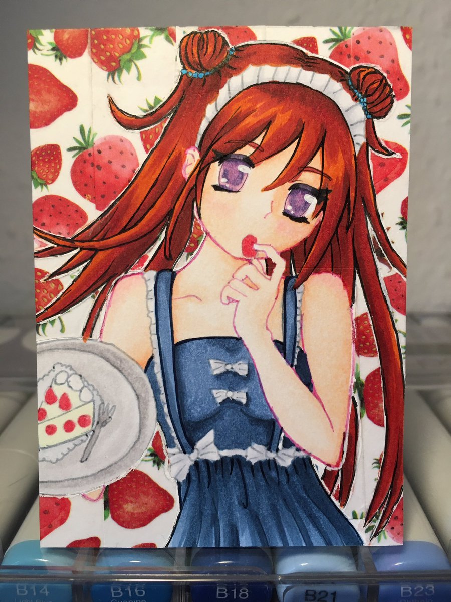 nameless_neko's tweet photo. Do you like strawberrys? π
#copic #copicart #drawing #mangaart #mangadrawing #illustration #zeichnung #traditionalart #traditionaldrawing #aceo #aceocards #kakaokarten #sketchytember #strawberry #γ³γγγ― #γ€γ©γΉγ #γ€γ©γΉγγ°γ©γ #γγγγ¨ #γ³γγγ―γ€γ©γΉγ #γγ‘γ https://t.co/ujAyptNSIw