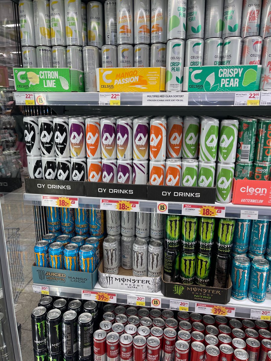 Påfyllt hos ICA värtan återigen där vi nu testar kampanj per burk, 18:- st !! 🥤

Trevlig helg 👋🏼