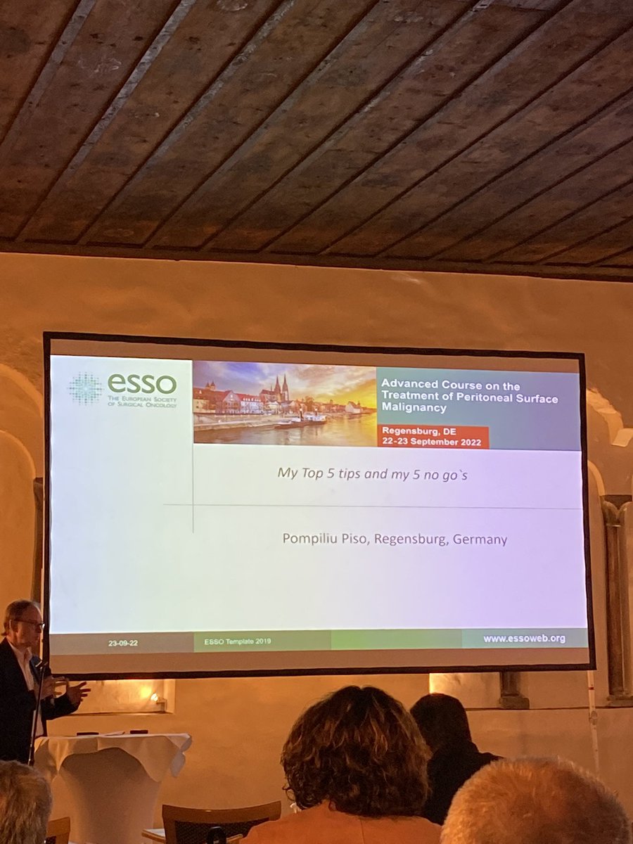 elfasaco's tweet photo. Fantastic course! Worldwide top leaders in peritoneal surface malignancies! @ESSOnews #ESPSO #PeritonealSurfaceMalignancies https://t.co/DAX72iprOH