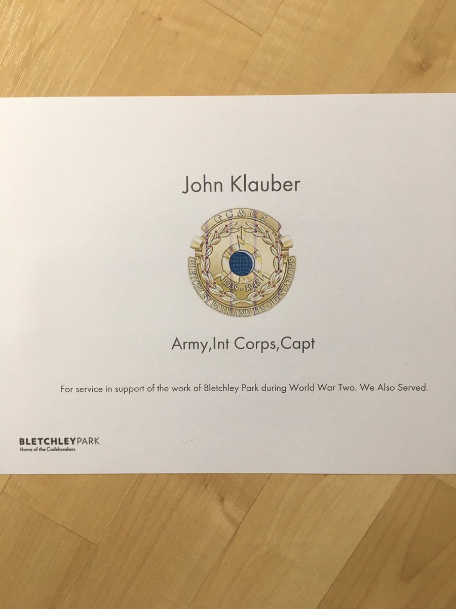 sue_klauber's tweet photo. From the Bletchley Park website, Wow!
@TroikaBooks
#ww2 #bletchleypark #codebreaker #enigma #familyhistory #book #ChildrensBooks #middlegrade #BookWorm #debut2022 #specialoperations #soe #daddaughter #dad #family #SIXTA https://t.co/o46bzzN4LS