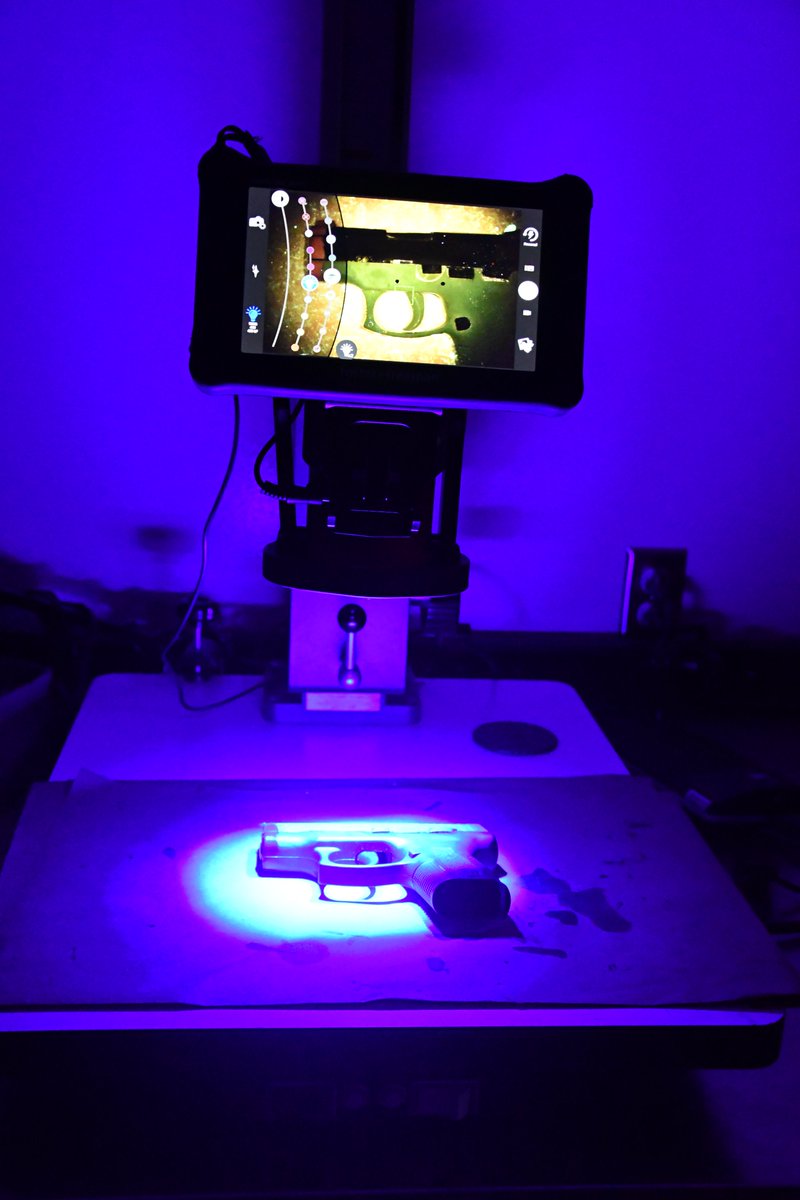 VBPD's tweet photo. Tomorrow wraps up #NationalForensicsWeek; be sure to checkout our last post on VBPD Forensic Technology then! 

Today we are looking at ALS: Alternate Light Source equipment - 

For more: https://t.co/vHH48O1uEs https://t.co/xmAMrrhNB4