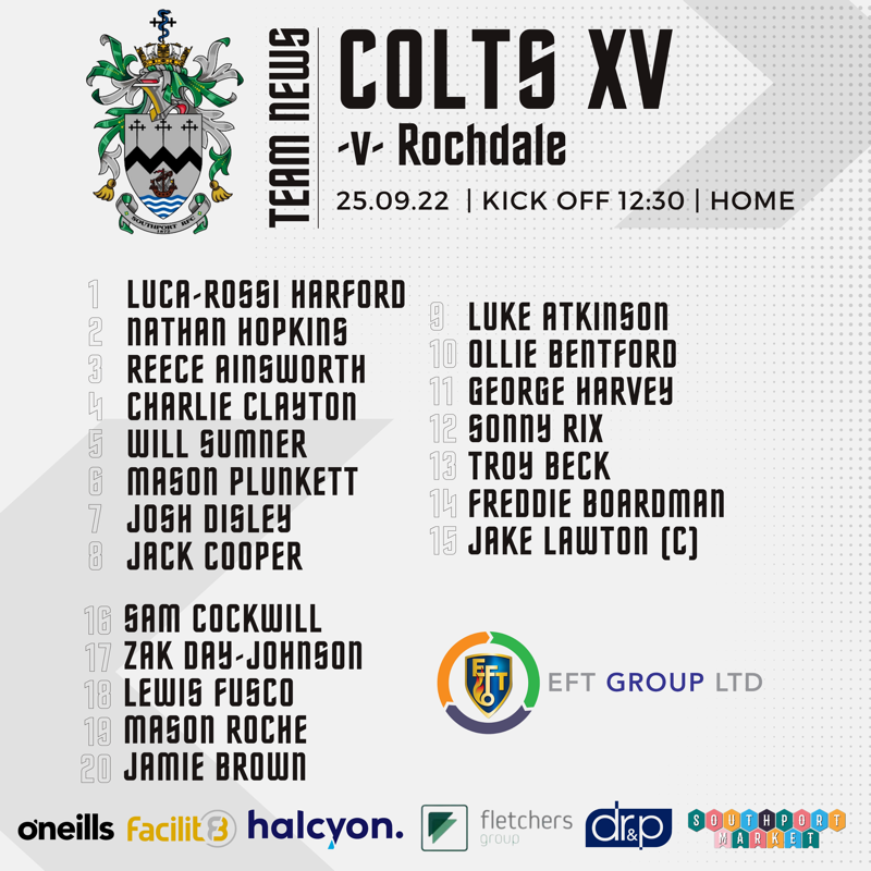 SouthportRFC's tweet photo. ๐ ๐๐๐๐ฆ ๐๐๐ฐ๐ฌ | Here is the weekend team news for the #FirstXV, #SecondXV, #ThirdXV, #Colts & @SouthportLadies: