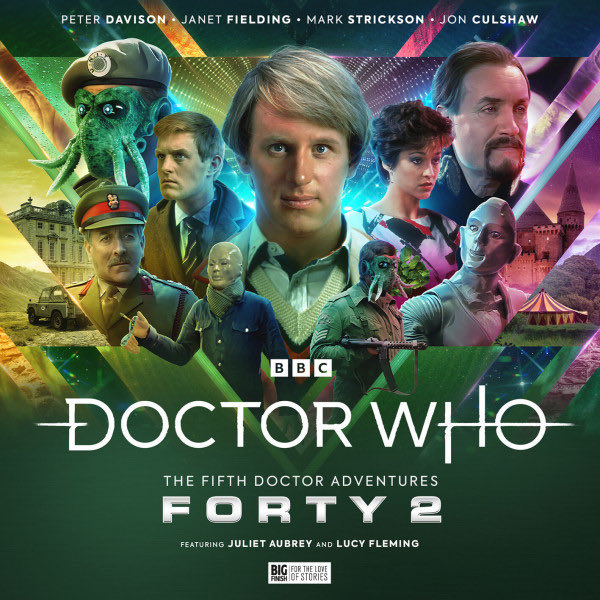 TheGingerDrWho's tweet photo. ￼Wow what a superb epic by @verbatimfoley , a veritable feast of 5th Doctor era characters but against a threat the 5th never met, the Autons. @jonculshaw excels as The Master, The Brigadier and Kamelion. @jfmouthonlegs and #MarkStrickson are both amazing #DoctorWho #Forty2 https://t.co/nUsZ9ovkTq