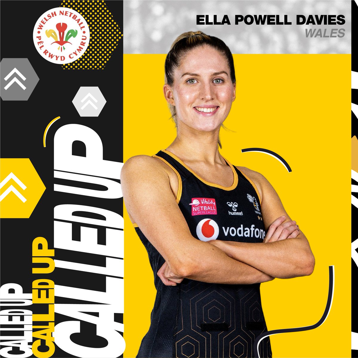 Wasps Netball (@waspsnetball) on Twitter photo π πͺπ¨π³π³π¬π« πΌπ·
Ella Powell-Davies have been named as Vice-Captain in the Wales Senior squad for the 2022-23 Season.
Everyone at Wasps is so proud and wishes you the best representing Wales π΄σ §σ ’σ ·σ ¬σ ³σ Ώ
Llongyfarchiadau! Congratulations <a href="/EllaPD_PE/">EPD_PE</a> π π πͺπ¨π³π³π¬π« πΌπ·
Ella Powell-Davies have been named as Vice-Captain in the Wales Senior squad for the 2022-23 Season.
Everyone at Wasps is so proud and wishes you the best representing Wales π΄σ §σ ’σ ·σ ¬σ ³σ Ώ
Llongyfarchiadau! Congratulations <a href="/EllaPD_PE/">EPD_PE</a> π