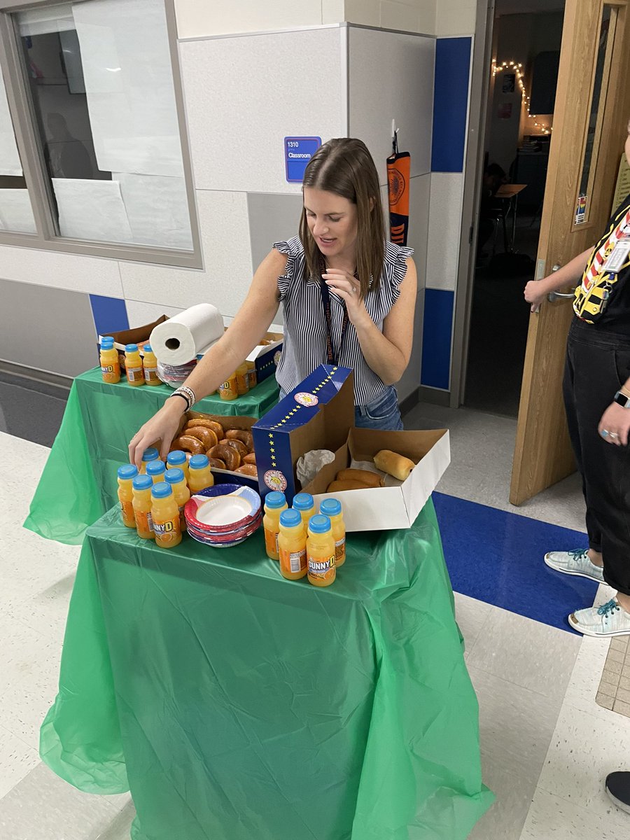 Friday morning treat train. We love our teachers!