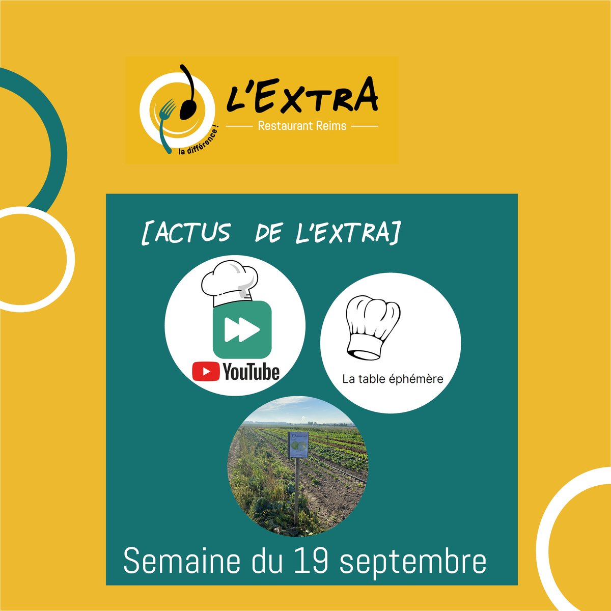 LExtrAreims's tweet photo. ✨ [ACTUS DE L'EXTRA] ✨
 
L’équipe de l’ExtrA
 
#tournage #youtube #recette #astuce #chaine #fruits #food #legumes #cueillette #pompelle #environnement #circuitcourt #partenariat #visite #ecoresponsable #plat #produitsfrais #local #madeinmarne #reims #restaurant #handicap https://t.co/vlkEoLEBIE