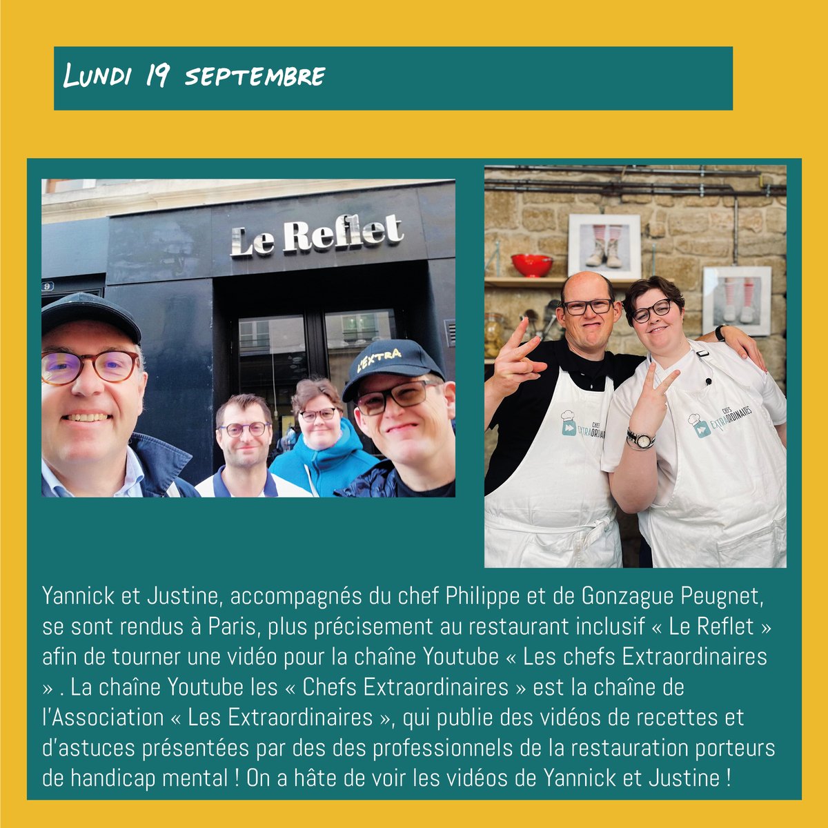 LExtrAreims's tweet photo. ✨ [ACTUS DE L'EXTRA] ✨
 
L’équipe de l’ExtrA
 
#tournage #youtube #recette #astuce #chaine #fruits #food #legumes #cueillette #pompelle #environnement #circuitcourt #partenariat #visite #ecoresponsable #plat #produitsfrais #local #madeinmarne #reims #restaurant #handicap https://t.co/vlkEoLEBIE