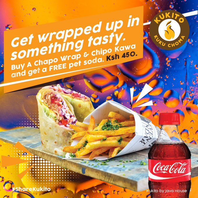 Lsankei99's tweet image. THIS WRAP IS SO GOOD ! Juicy … Full of flavor. The fries are just as good 😍 I truly enjoyed it.

Kukito has an offer of wraps and fries that come with a 350ML soda at KSH450

😭Not going to lie, I ate the wraps in seconds they’re just too good ! 😍
#Sharekukito
#GOAK
#issawrap