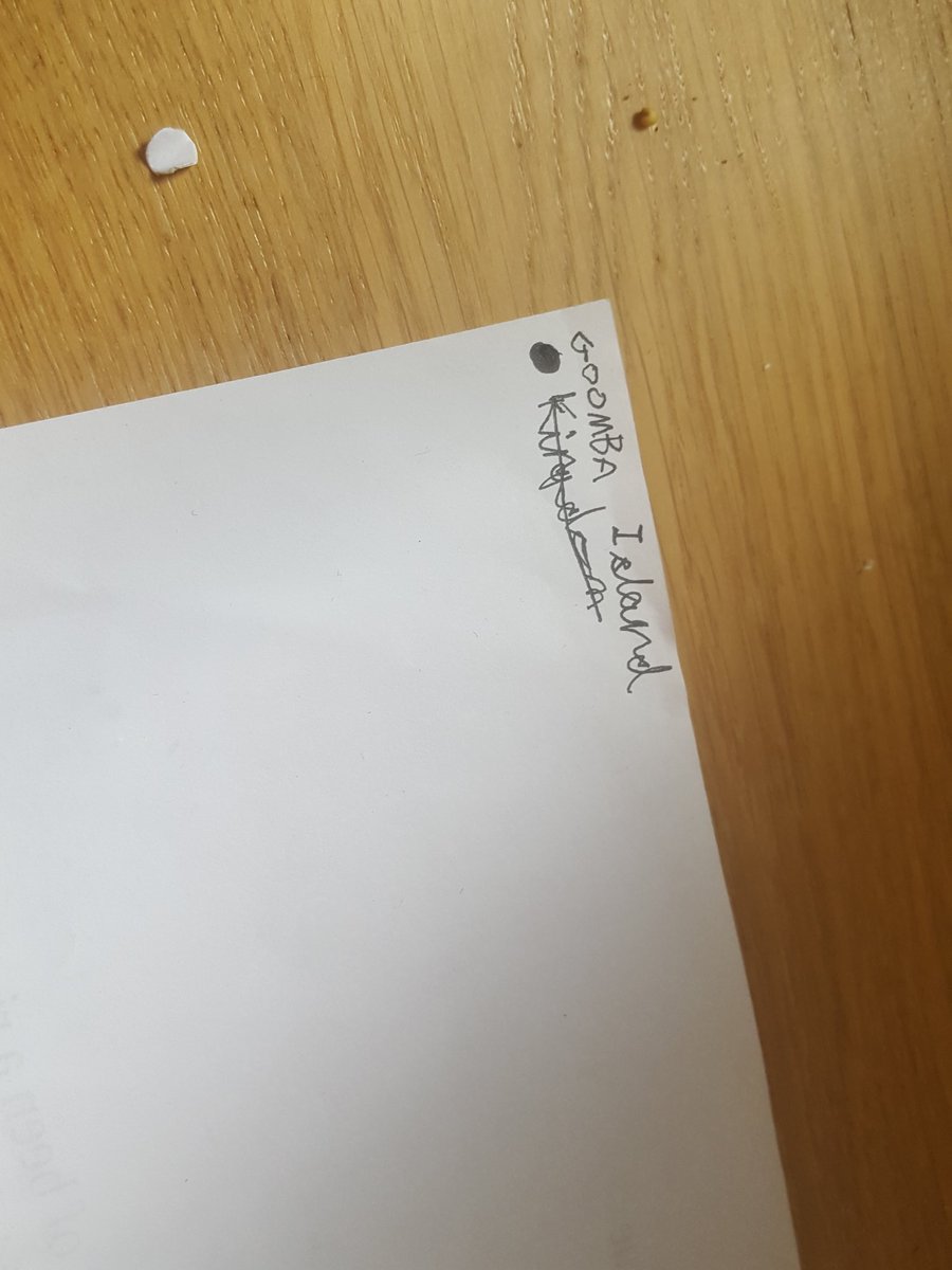 LozKaye's tweet photo. Look down to paper ready to make notes. #Child1 has got there first. https://t.co/jWnUZLk2xG