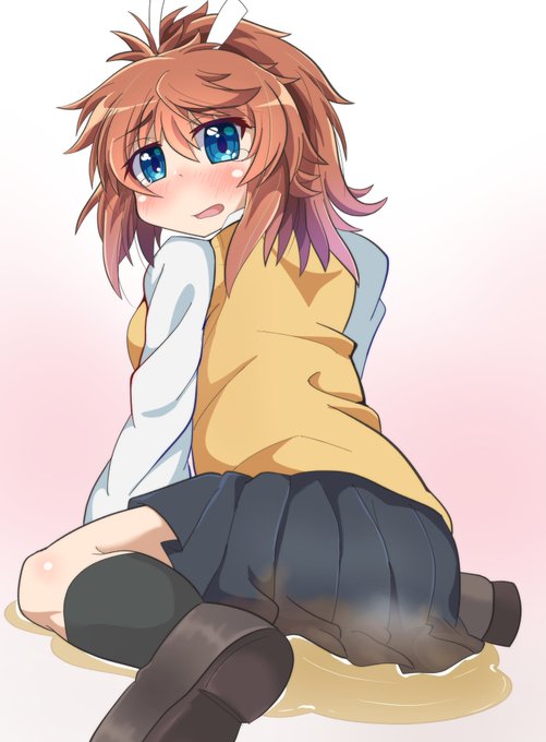 越谷夏海 おもらし
#のんのんびより 