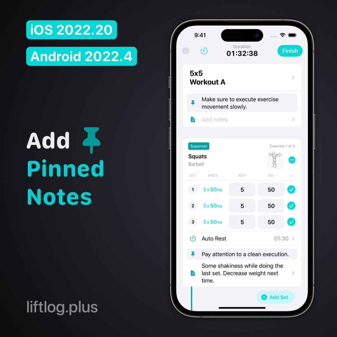 Liftlog+ tweet media