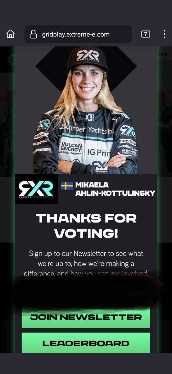eccentric_nerd's tweet photo. @rosbergxracing @NicoRosberg @MikaelaAhlinK @JohanKMS88 Good luck 💪🏁 @rosbergxracing #WinWithRXR https://t.co/azsAKafPg2