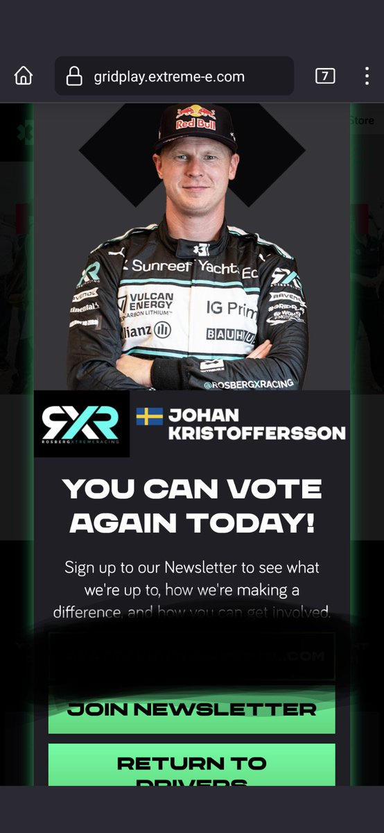 eccentric_nerd's tweet photo. @rosbergxracing @NicoRosberg @MikaelaAhlinK @JohanKMS88 Good luck 💪🏁 @rosbergxracing #WinWithRXR https://t.co/azsAKafPg2