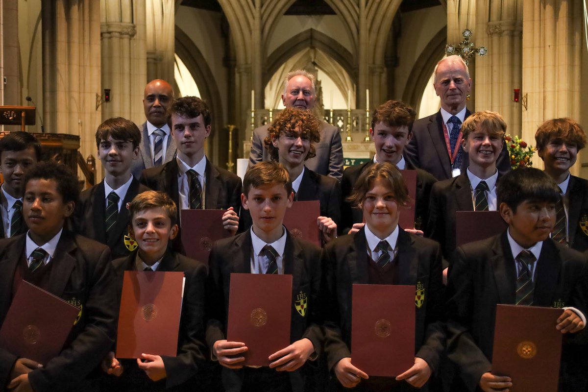 Wimb_Coll's tweet photo. A fantastic evening celebrating our students achievements at our annual Prize Giving last night. It was lovely to be able to welcome so many families for such a joyous occasion. #AMDG https://t.co/wifMkWvnNv