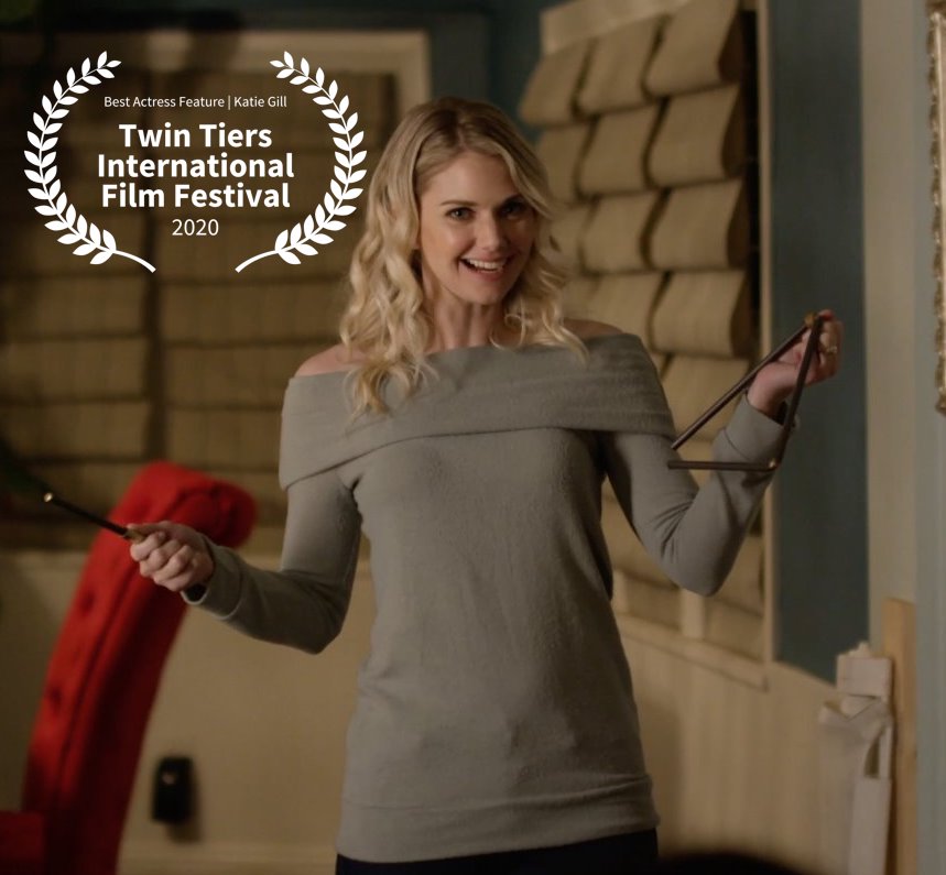 Taking_The_Fall's tweet photo. Last weekend, #TakingTheFall got to screen at the rescheduled 2020 Twin Tiers Film Festival where Katie Gill won the award for Best Actress in a Feature Film for her role as Kate! Congrats @iamKATIEGILL 🎉 https://t.co/VUcFm9gHLh